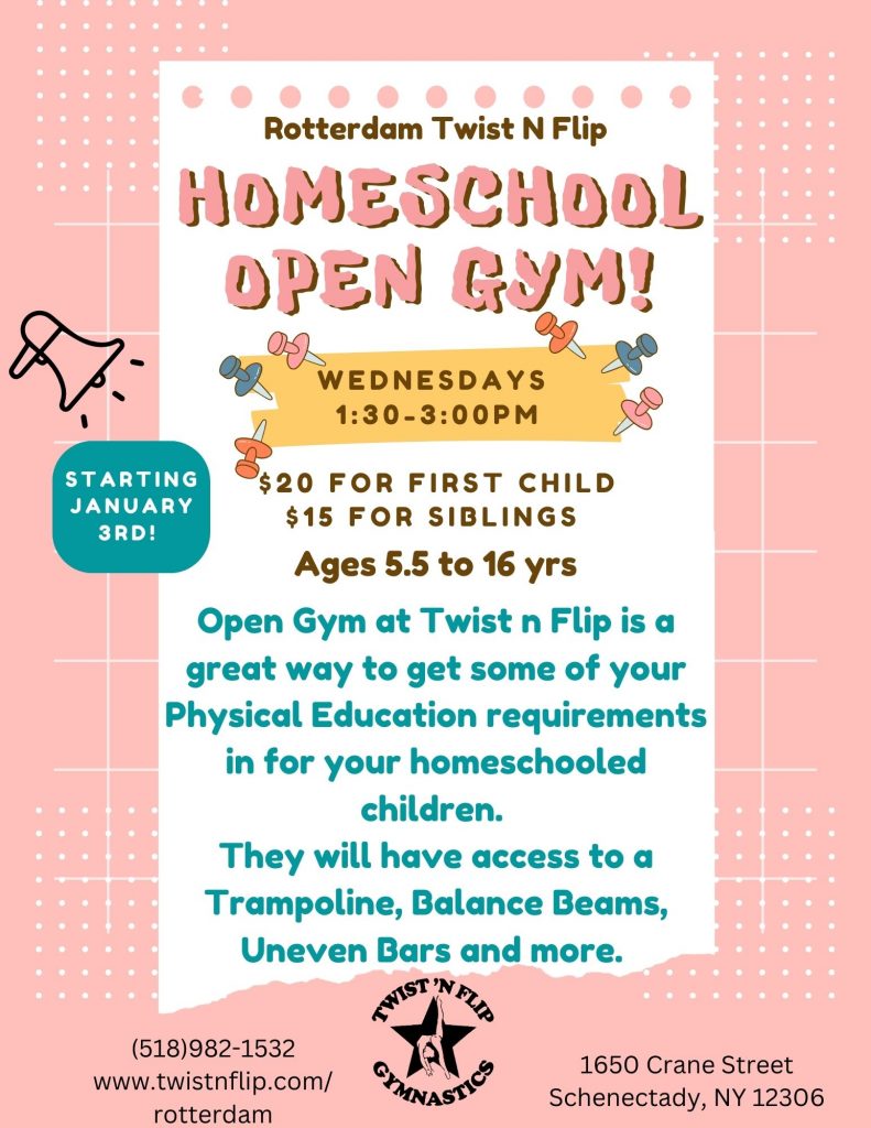 Schenectady Open Gym Homeschool